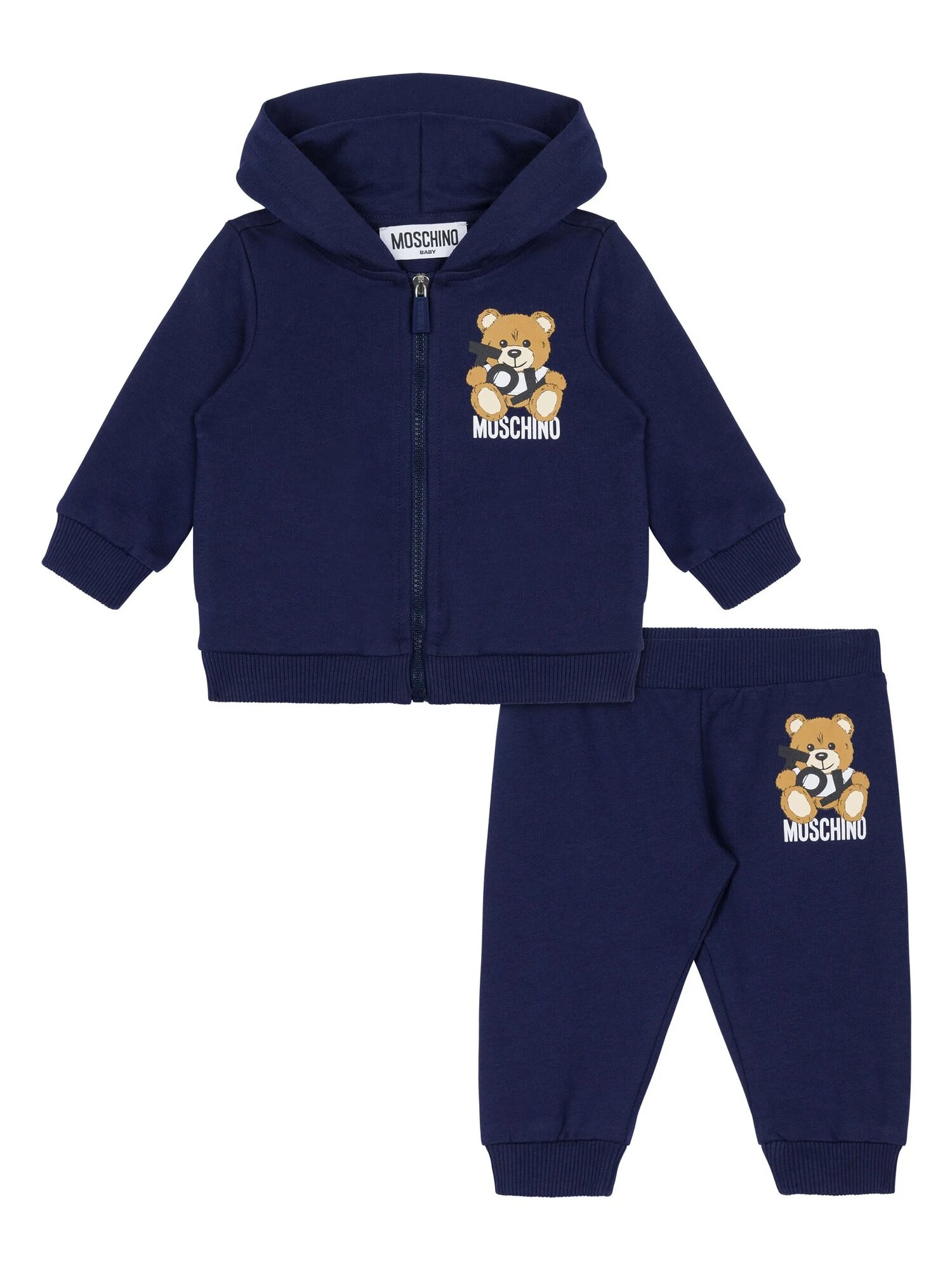 Костюм спортивный MOSCHINO Teddy Bear, размер 18-24 мес, синий