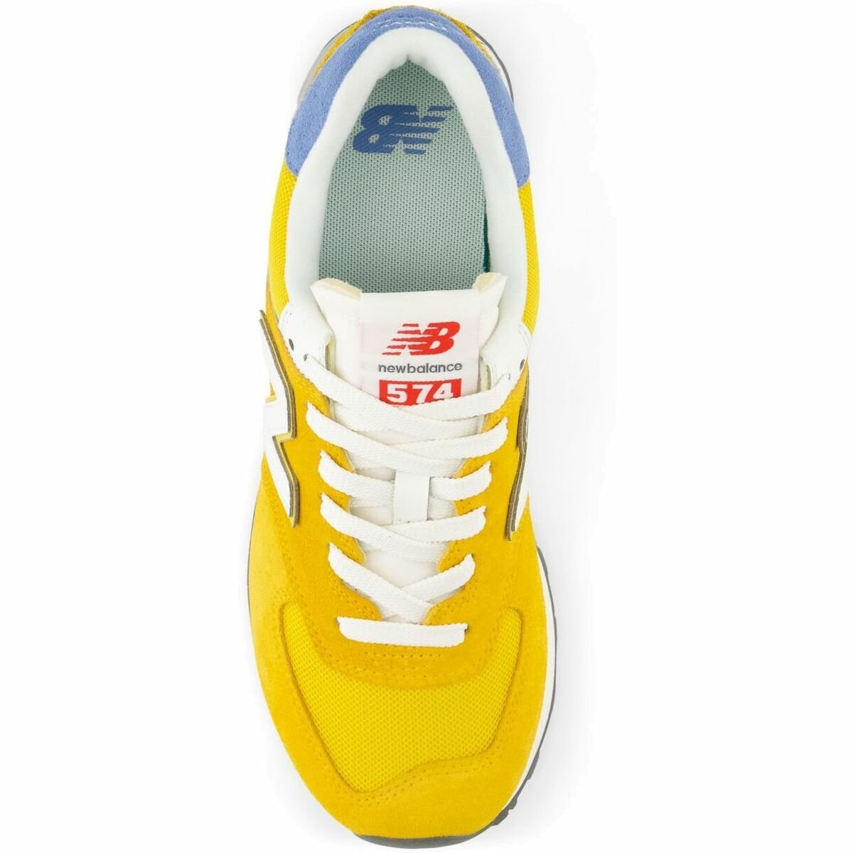 Кроссовки New Balance NB 574, полнота F, размер 6,5 US, желтый — фото 1