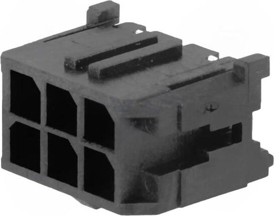 Разъем MOLEX 430450612 Разъем типа провод-плата With Polarizing Peg 3 мм 6 контакт(-ов) Штыревой Разъем 1шт