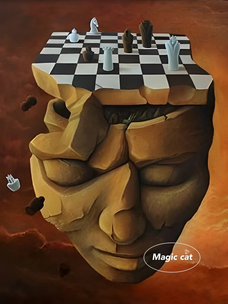 Алмазная картина "Шахматы", 7, AB Square 70X50cm