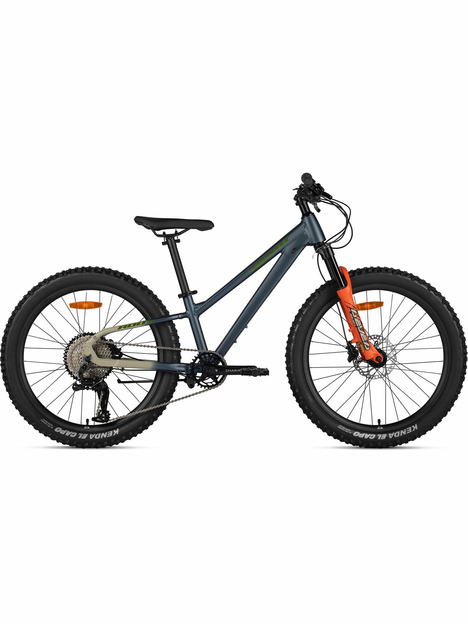 Велосипед HORH ROOT RT24 BL/OR 24" (2025) Blue-Orange, для подростков на рост 130-150 см, алюминиевая рама 19"
