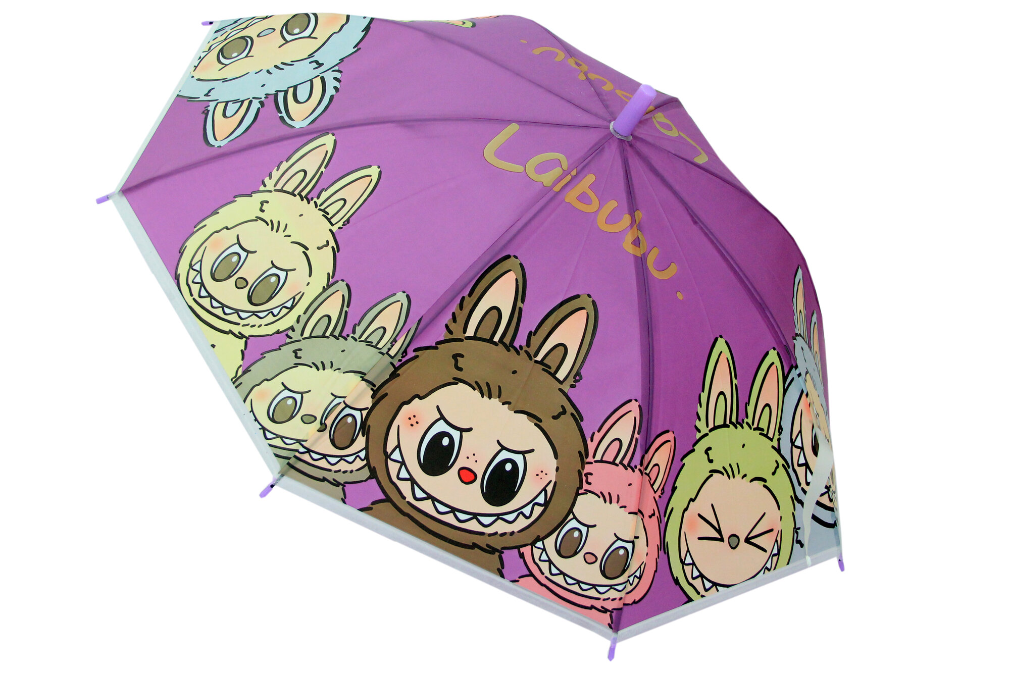 Зонт-трость , фиолетовый — фото 1