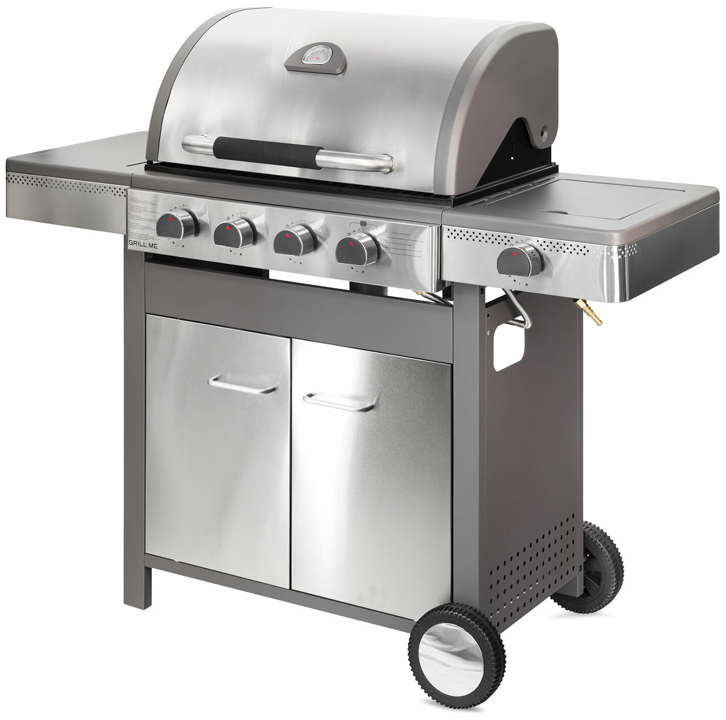 Гриль газовый Ecotronic GM2-204T+1-SS с 4-мя горелками (ETK13393)