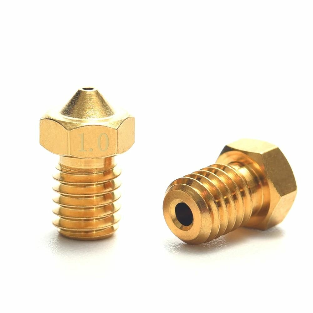 BIGTREETECH E3D Латунное сопло Brass Nozzle 1.75 0,4 мм — фото 1