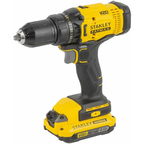 Дрель-шуруповерт аккумуляторная Stanley Fatmax SCD700D2K 18 В Li-ion 2х2 Ач 1515900₽