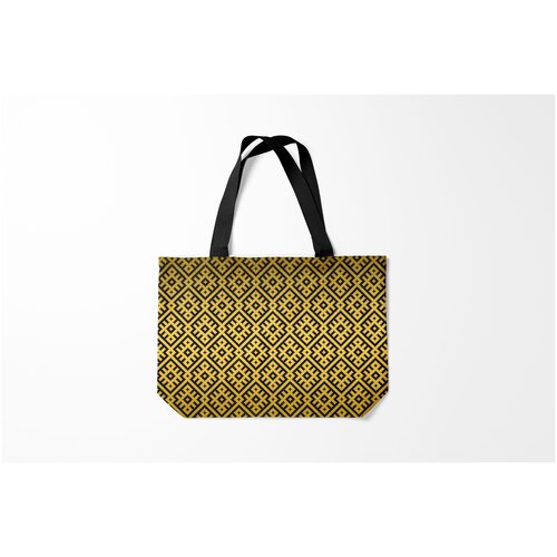 фото Сумка-шоппер / 46х35 см / патриотичные / славянская символика обережная вышивка burnettie