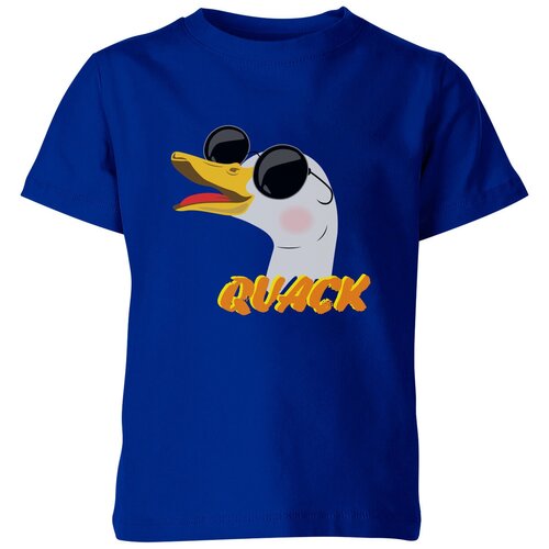 Футболка Us Basic, размер 6, синий мужская футболка утка quack l серый меланж