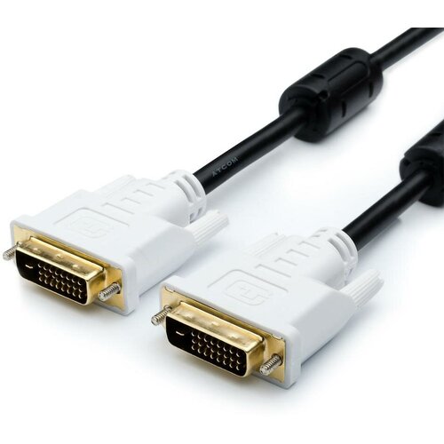 Кабель а/в ATCOM 3m м DVI- D DUAL LINK AT9148 аксессуар atcom hdmi a d micro 3m ат15269