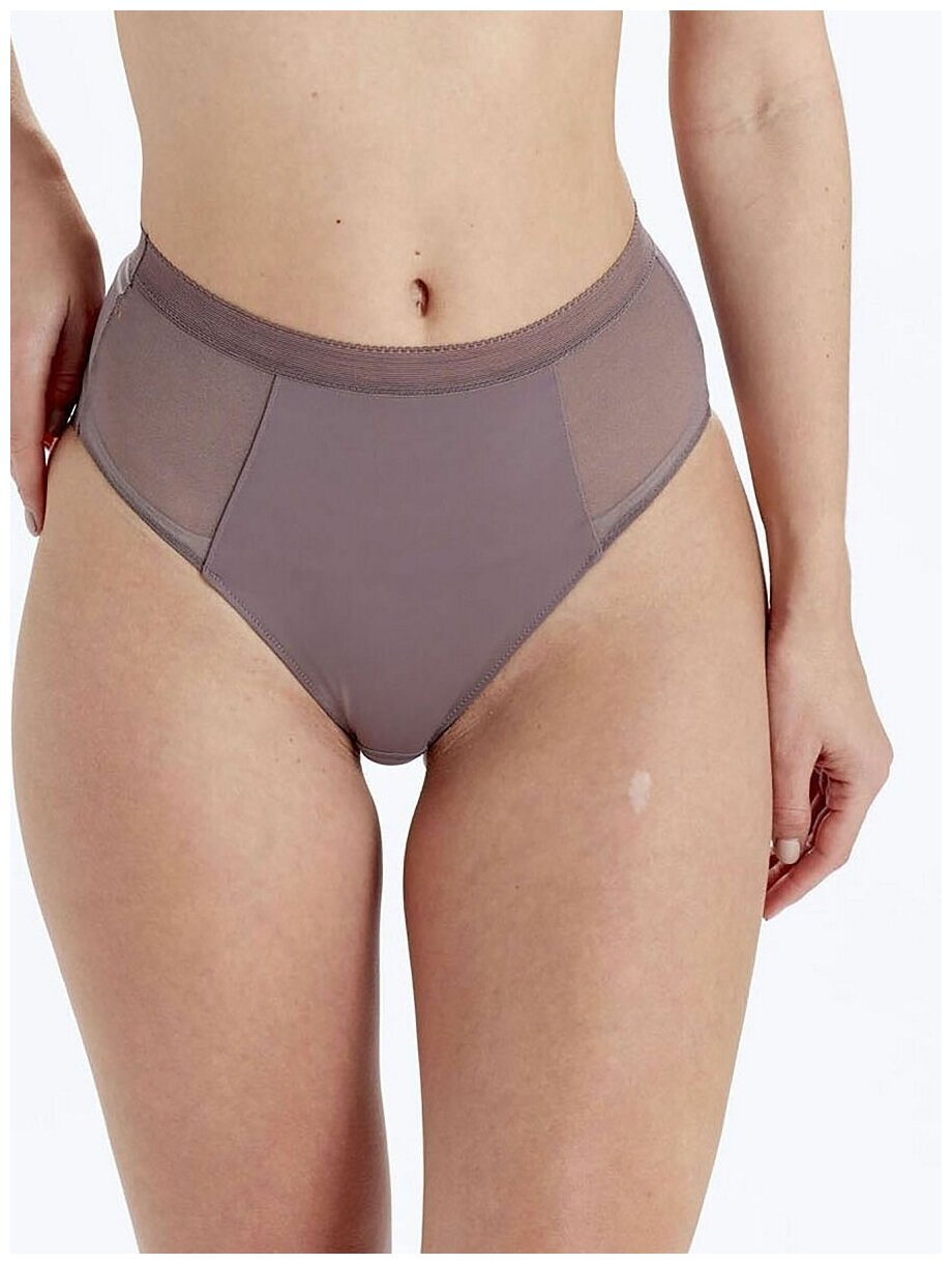 Высокие трусики Naturals High Waisted Brief (Размер: M) (Цвет: бежевый)