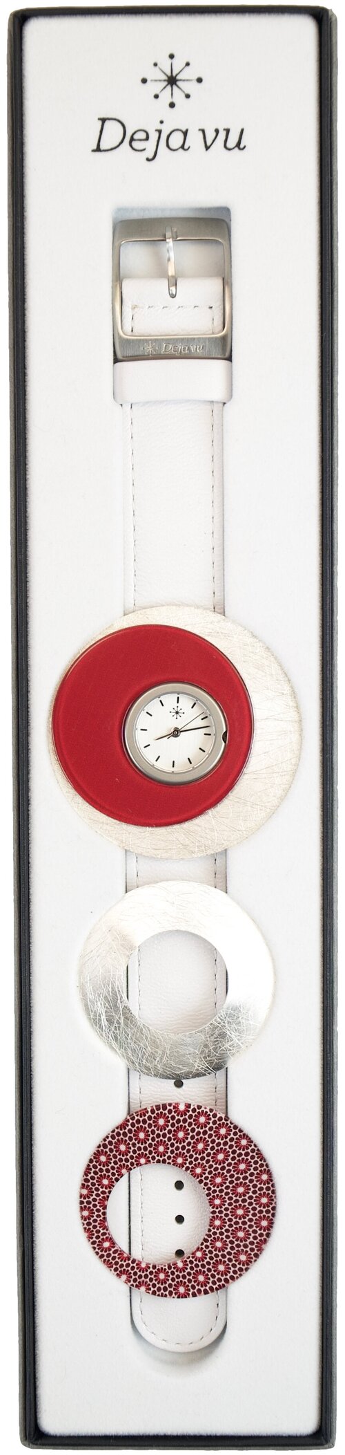 Наручные часы DEJAVU Часы женские наручные Dejavu Standart 1028C102, белый