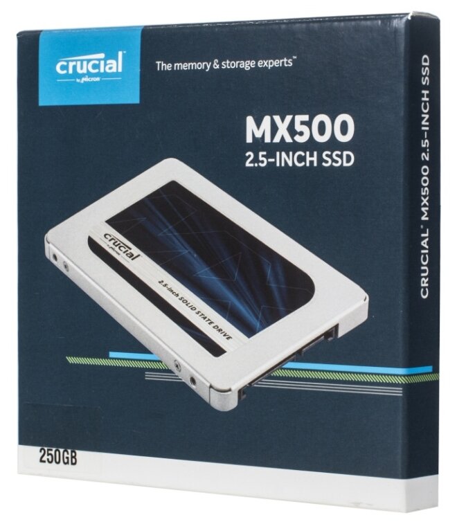 SSD накопитель CRUCIAL MX500 250Гб, 2.5", SATA III - фото №3