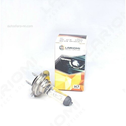 Лампа галогенная H7 12V 55W PX26D (коробка 1 ШТ.) LARIOMI LB11013C1 | цена за 1 шт