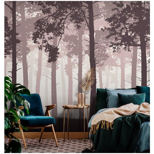 Фотообои флизелиновые с виниловым покрытием Luxury Walls AM01803 Лес 300х270 7425₽