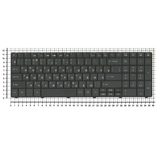 Клавиатура для ноутбука Acer Aspire E1-521 E1-531 E1-571 черная gzeele new russian laptop keyboard for acer v5wc1 p253 p453 p253 e p253 m p253 mg p453 m p453 mg pk130pi1b04 mp 09g33su 6981w ru