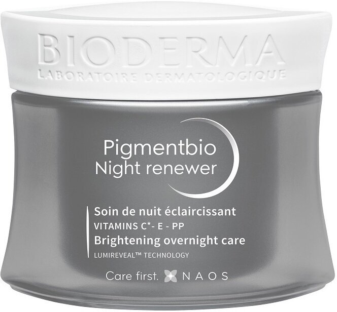 Bioderma Осветляющий обновляющий ночной крем для лица Pigmentbio Night Renewer 50мл