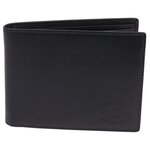 Бумажник KLONDIKE Claim, натуральная кожа в черном цвете, 12 х 2 х 9,5 см - изображение