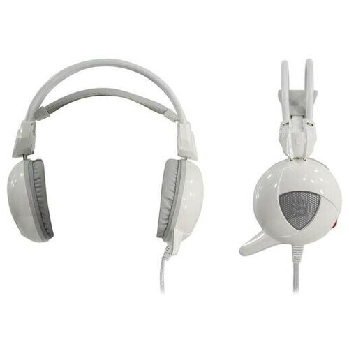 Игровые наушники с микрофоном A4tech Bloody COMFORT GLARE GAMING HEADPHONE G310 Glacier White
