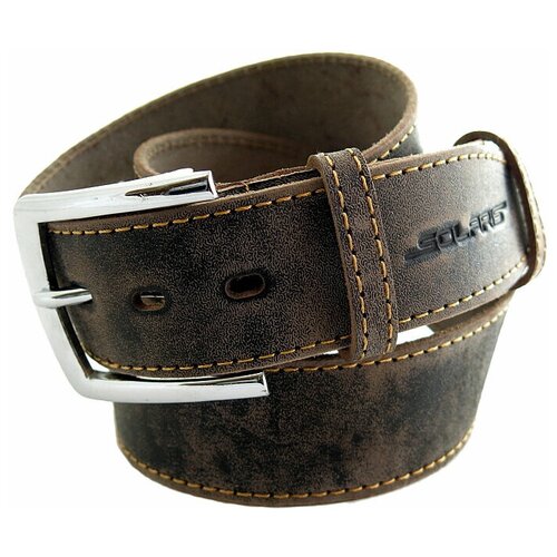 фото Ремень solaris s8303 мужской модель 45a, чёрно-бежевый