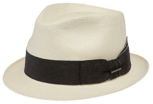 Шляпа трилби STETSON, солома, размер 59, бежевый