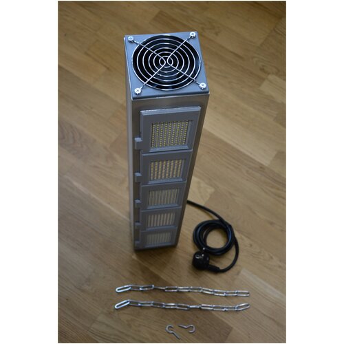 Мощный LED светильник 60см с температурой света 2700К+6000К 