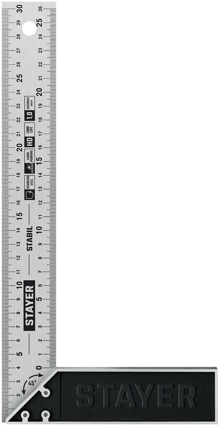 STAYER 300 мм Столярный угольник (3431-30)