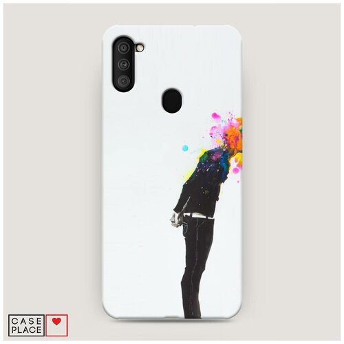 фото Чехол пластиковый samsung galaxy a11 взрывной поцелуй 1 case place