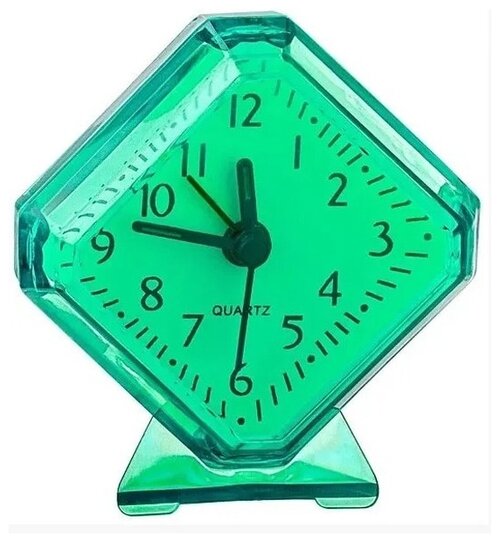 Часы  настольные Perfeo PF-TC-002 зеленый 0.1 кг 8 см 3 см светлый