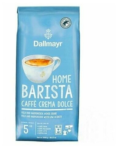 Кофе в зернах Dallmayr Home Barista Crema Dolce, 1 кг - фотография № 5