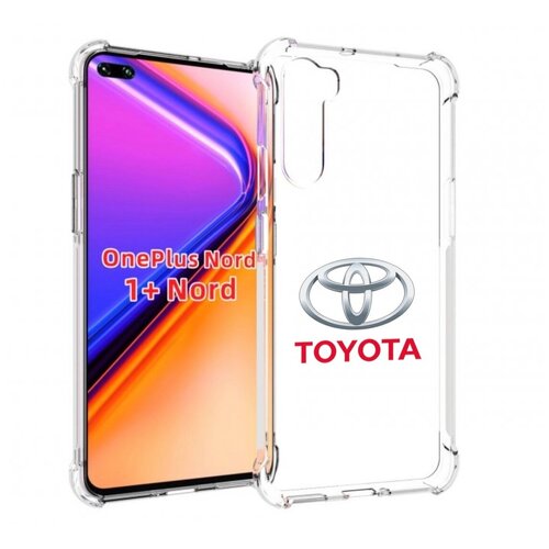 Чехол MyPads toyota-тойота-4 мужской для OnePlus Nord / 1+ Nord (1ая версия) задняя-панель-накладка-бампер чехол mypads рено 4 мужской для oneplus nord 1 nord 1ая версия задняя панель накладка бампер