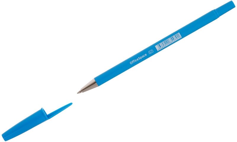 Ручка шариковая OfficeSpace "LC-Assistant" синяя, 0,7мм, корпус ассорти, 50 шт
