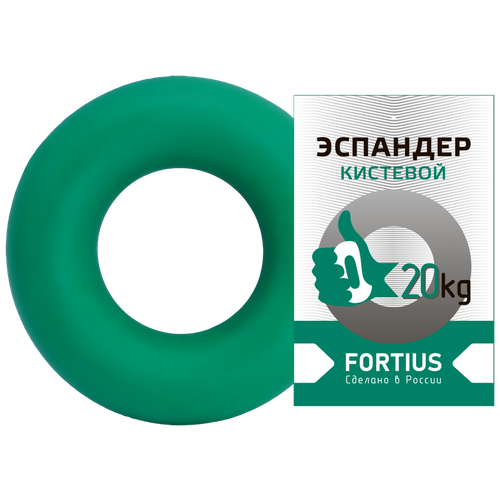 Эспандер-кольцо Fortius 20 кг зеленый