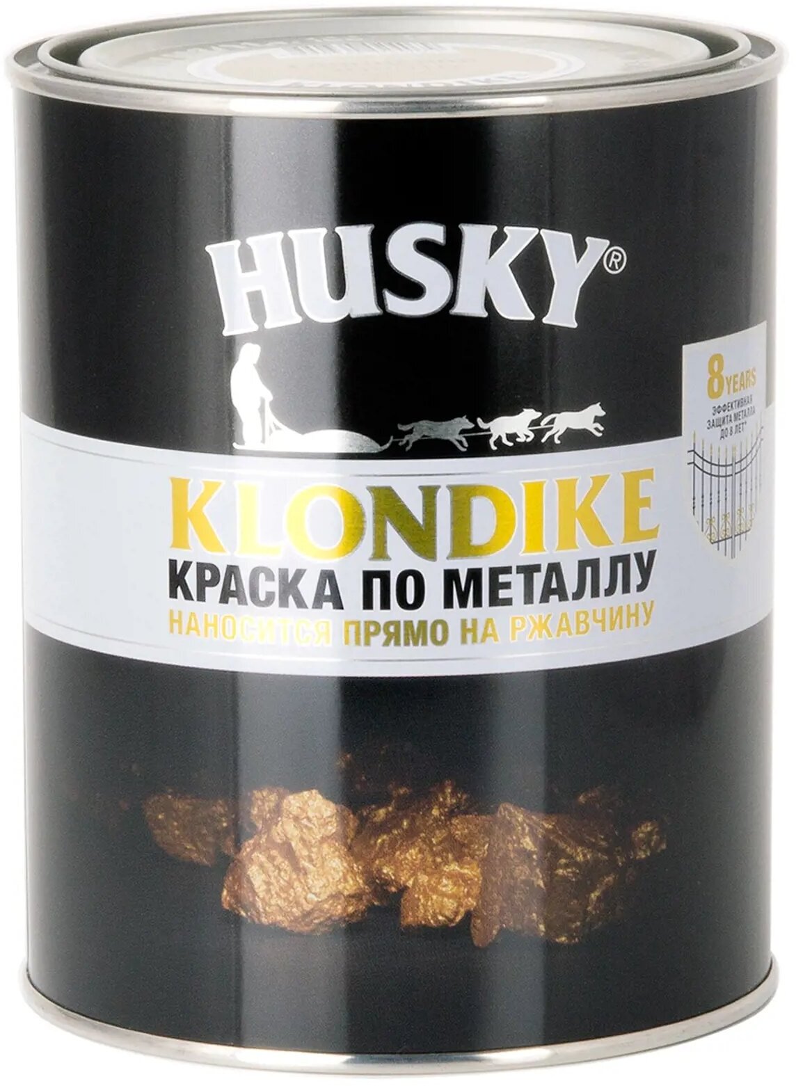 Краска по металлу HUSKY KLONDIKE (Белая База А) 0,9 л