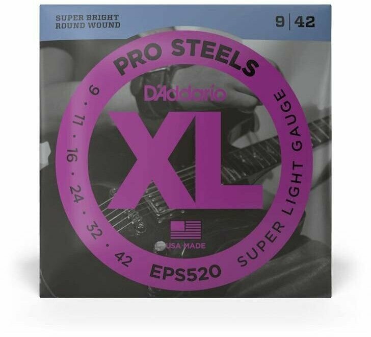 D'Addario EPS520 Super Light Струны для электрогитары 9-42