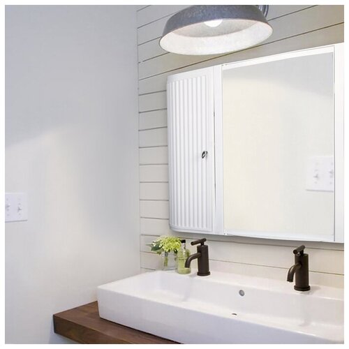 фото Набор для ванной комнаты hilton premium left, цвет белый berossi