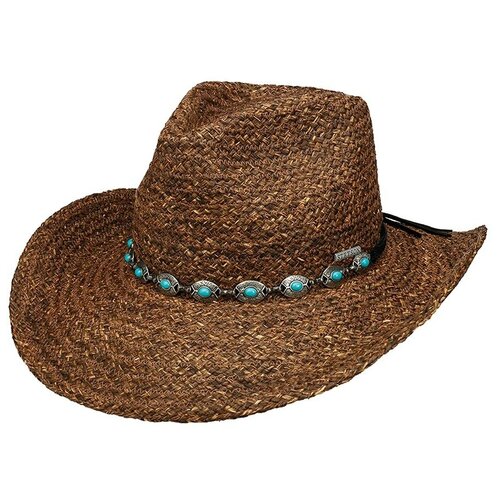 фото Шляпа stetson арт. 3698518 western raffia (коричневый), размер 61