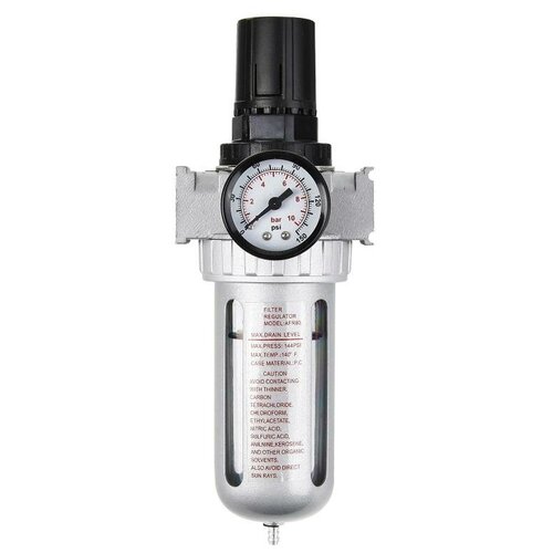 Фильтр AFR802 одинарный с регулятором 1/4 Pegas 4505