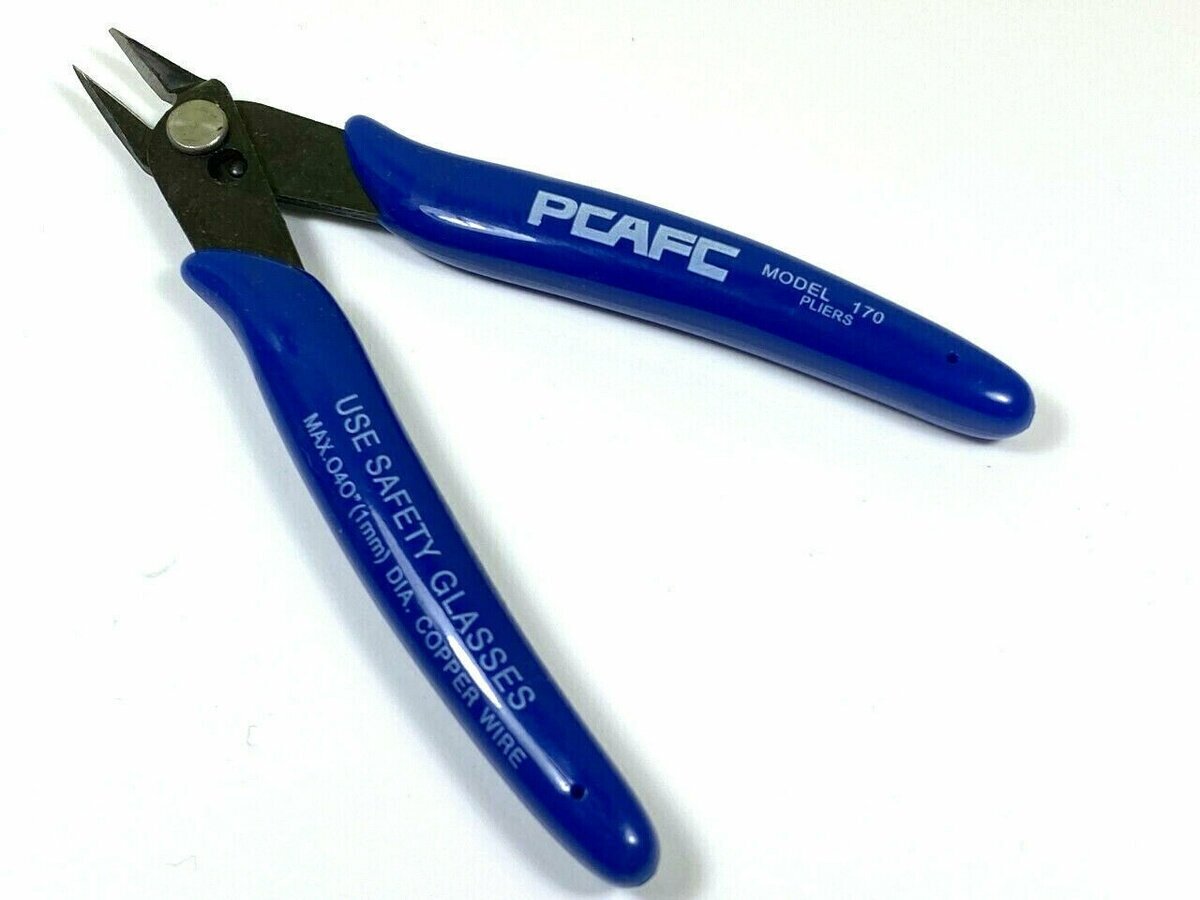 Бокорезы PCAFC модель Plato 170 /кусачки с прорезиненными ручками для провода, проволоки до 1 мм (длина 130 мм)