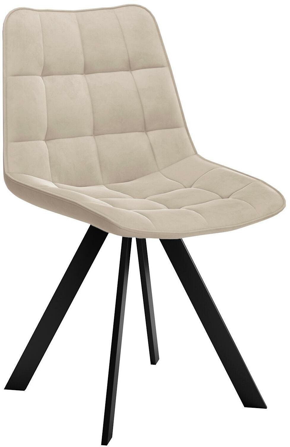 фото Стул DikLine 229 поворотный, B03 BEIGE, ножки черные