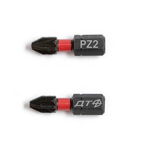 Бита ударная 1/4", PZ2 × 25 мм, 10шт, Дело Техники, 793705