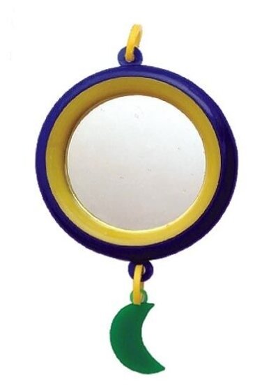 Игрушка Зеркало с пластиковым подвесом, цвет в ассорт. 1/1 1 шт - фотография № 2