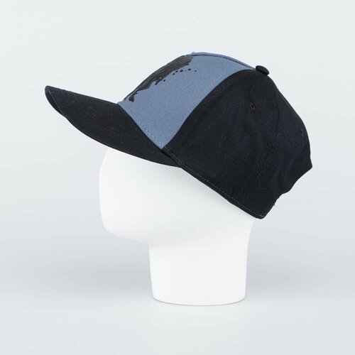 фото Бейсболка котофей, размер 54-56, черный