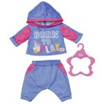 Одежда для кукол Беби Бон 830-109 спортивный костюмчик для пупса Беби Борн 43 см Baby Born Zapf Creation - изображение