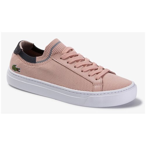 фото Кеды lacoste 739cfa00077f9t45 женские, цвет розовый, размер 37.5