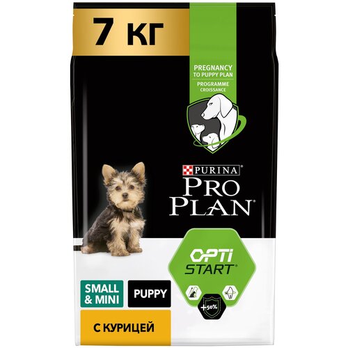 Сухой корм PRO PLAN для щенков мелких пород, курица/рис, 700 г Pro Plan 1228736 .