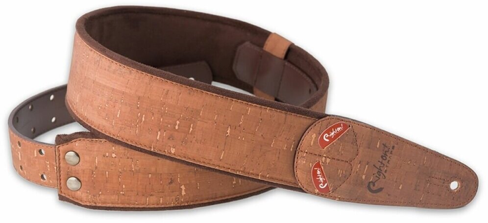 8401070040354 Mojo Cork Brown Ремень для гитары, RightOn Straps