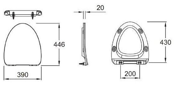 Сиденье для унитаза Jacob Delafon - фото №6