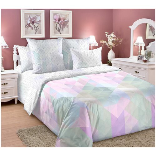 фото Постельное белье «радужный блик 1», перкаль (1,5 спальное) текс-дизайн