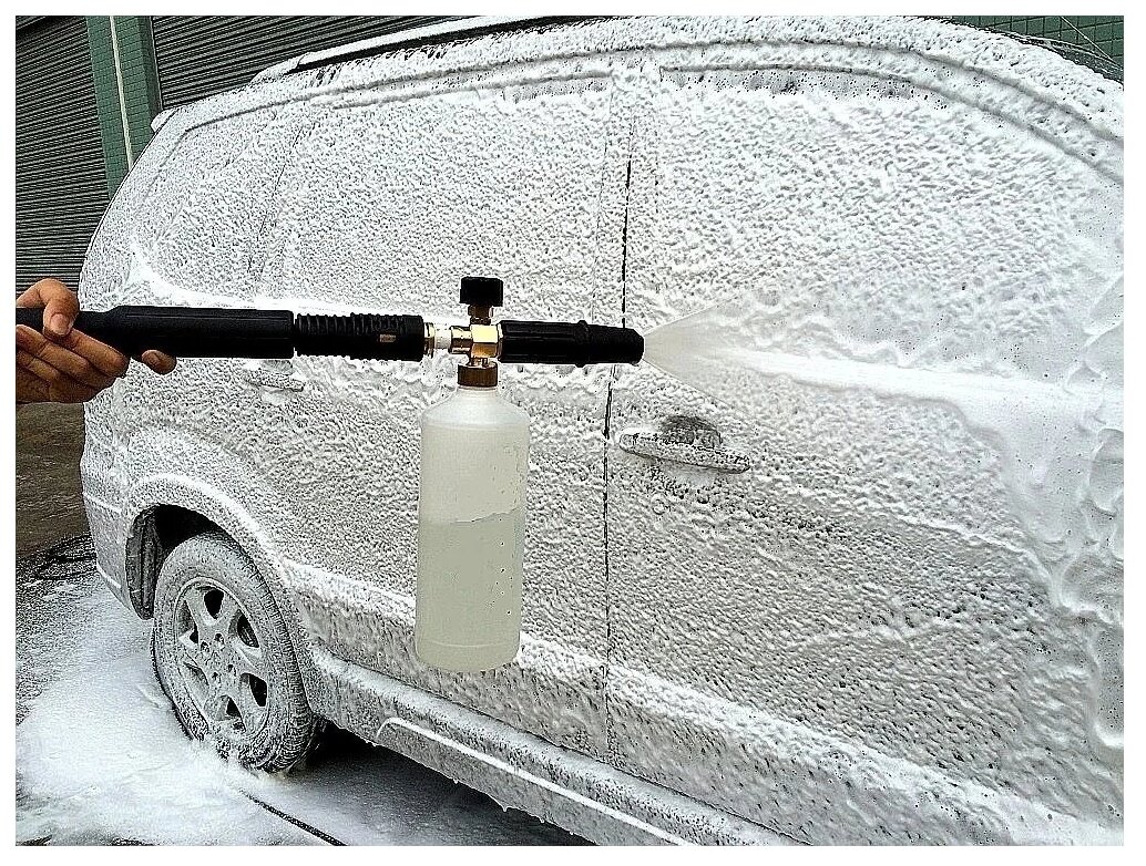 Что такое пеногенератор и пенокомплект для автомойки фото
