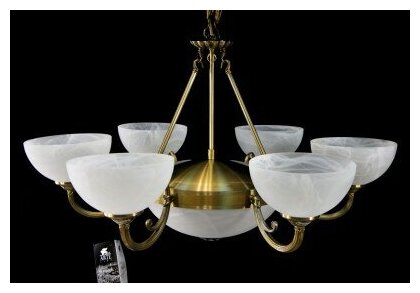 Люстра Arte Lamp Windsor A3777LM, E27, 240 Вт, кол-во ламп: 6 шт., цвет: бронза - фотография № 10