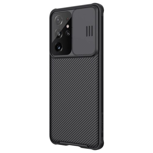 фото Накладка nillkin camshield pro case с защитой камеры для samsung galaxy s21 ultra